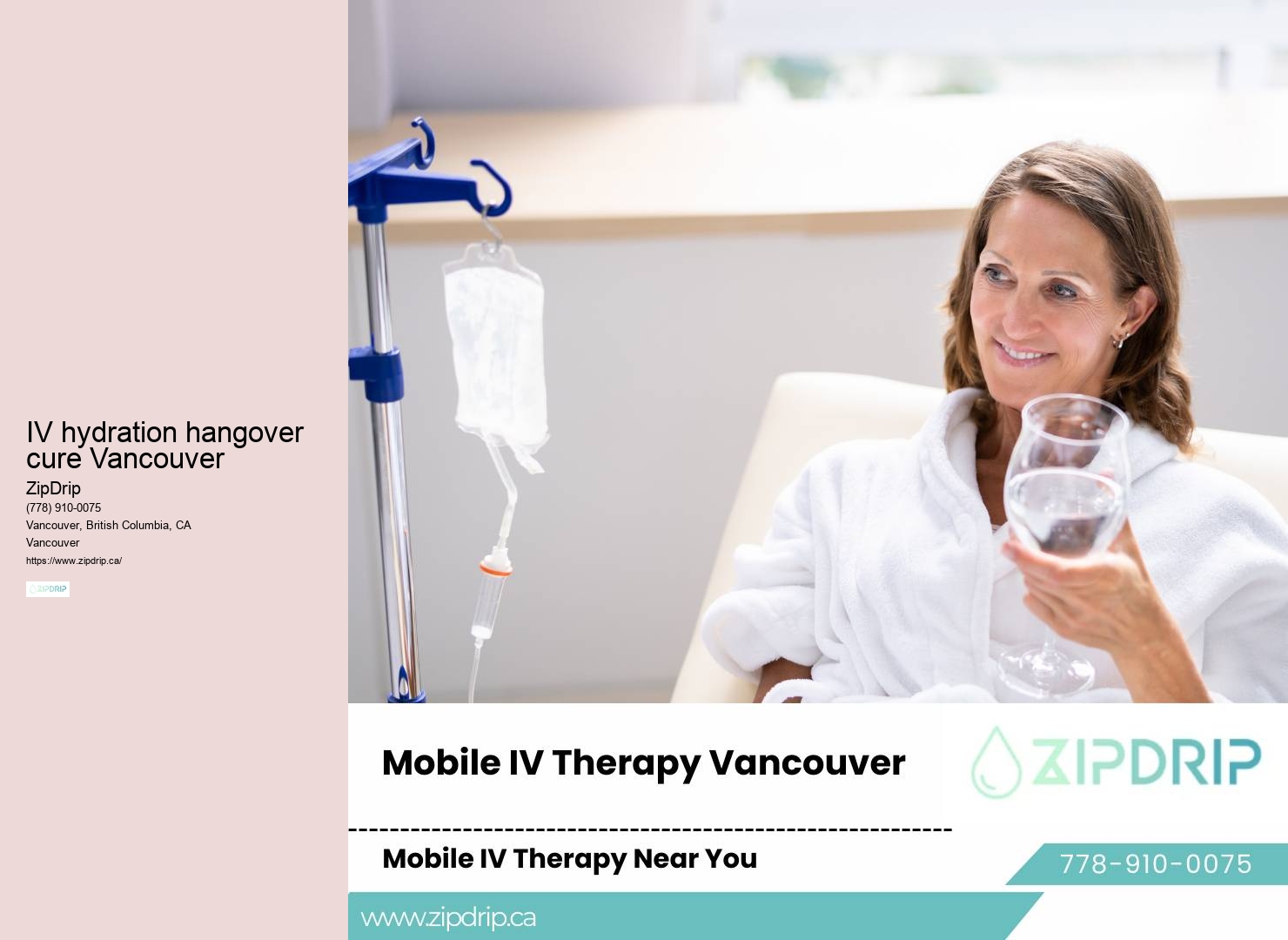 Hydration therapy at home