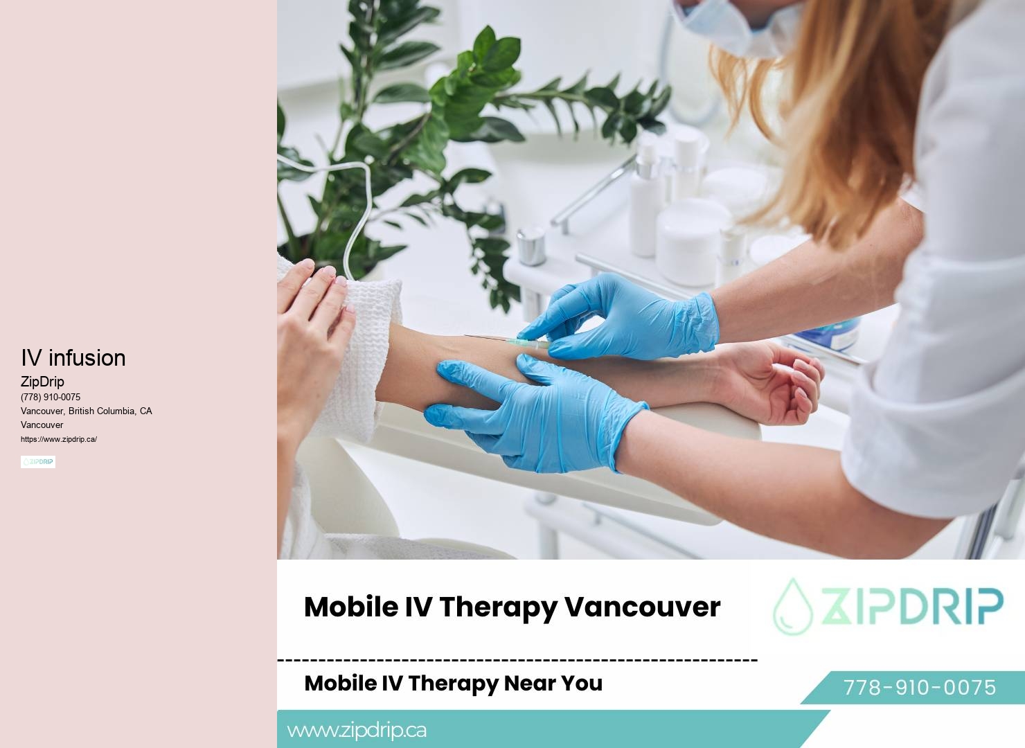 IV therapy for energy and vitality boost in Vancouver