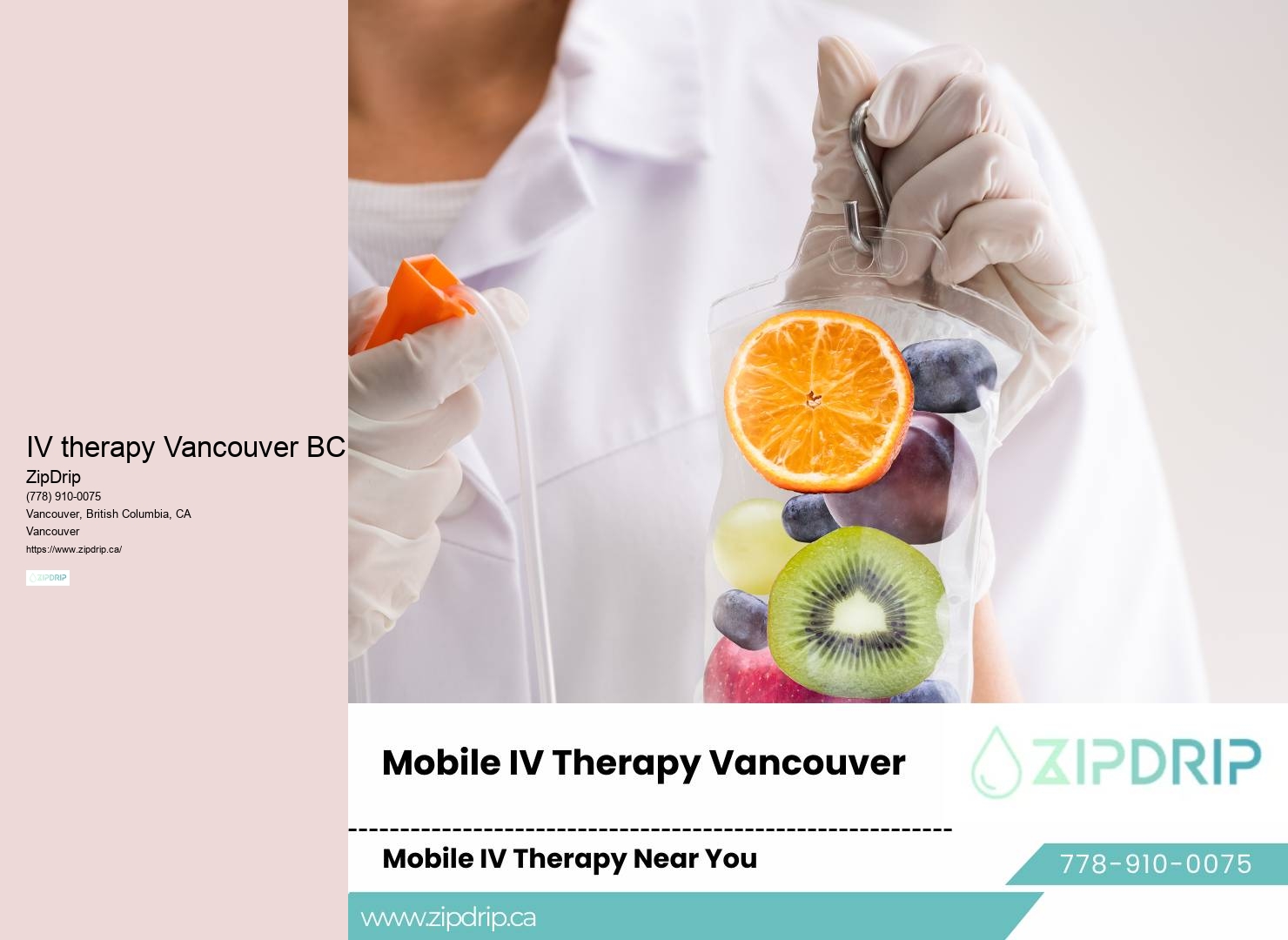 Mobile IV hydration for menstrual cramp relief Vancouver