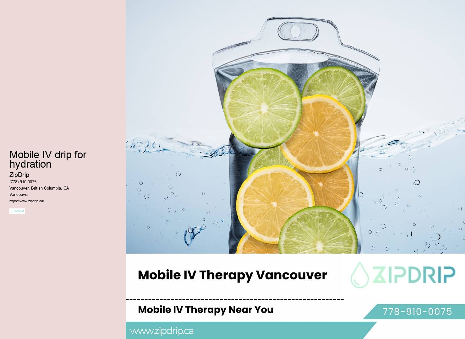 Mobile IV hydration for sports performance enhancement Vancouver