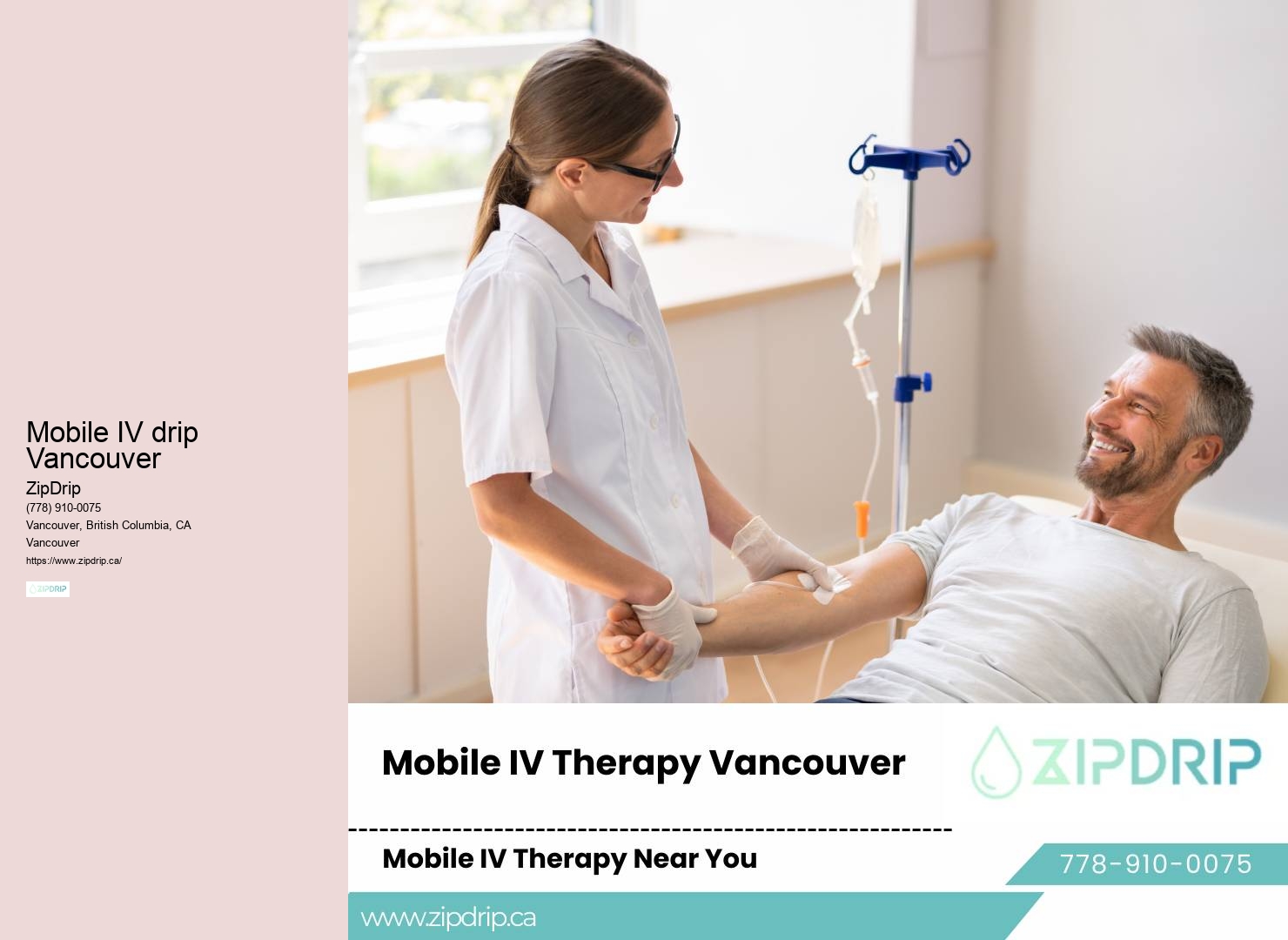 Vancouver mobile vitamin therapy