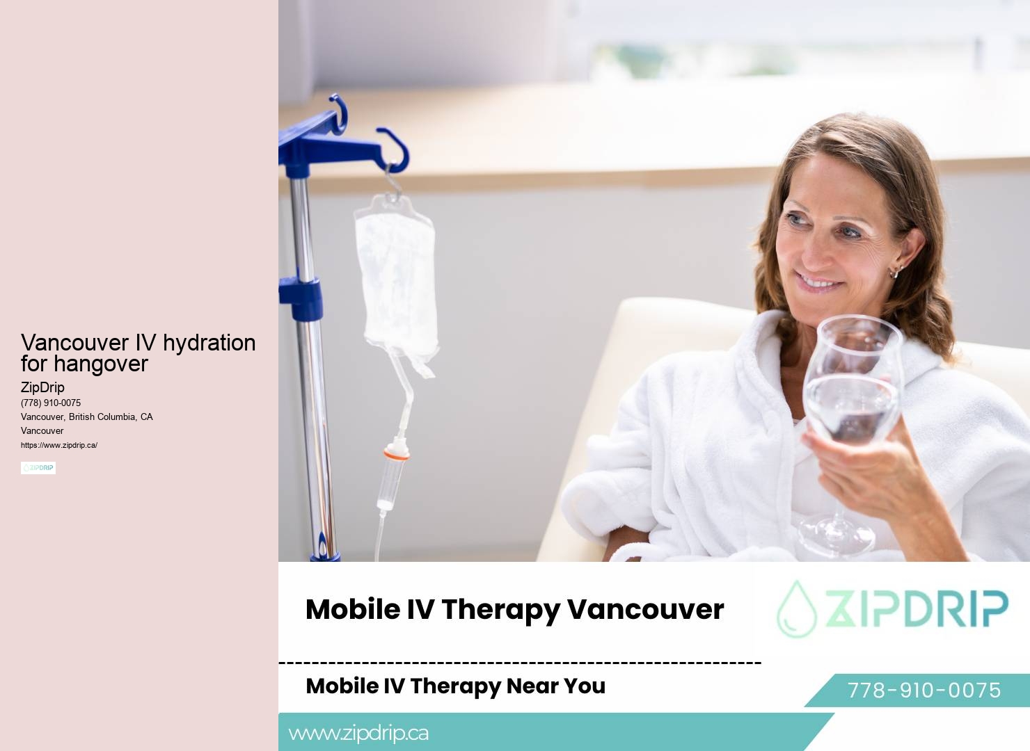 IV drip for immune system boost in Vancouver