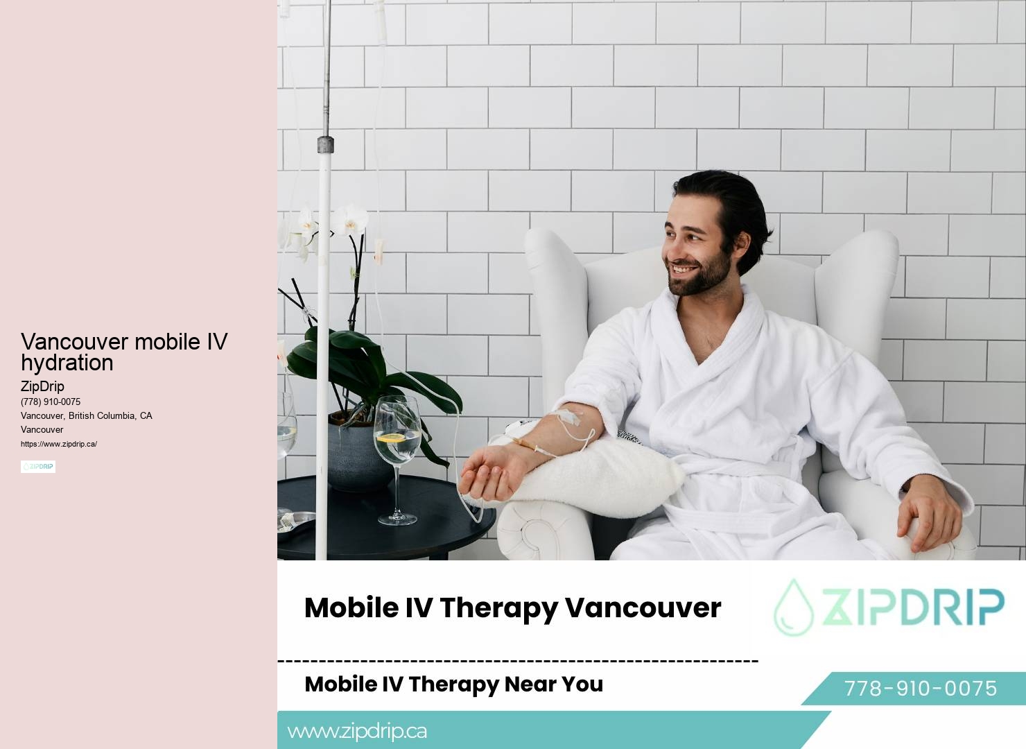 IV hydration therapy at home