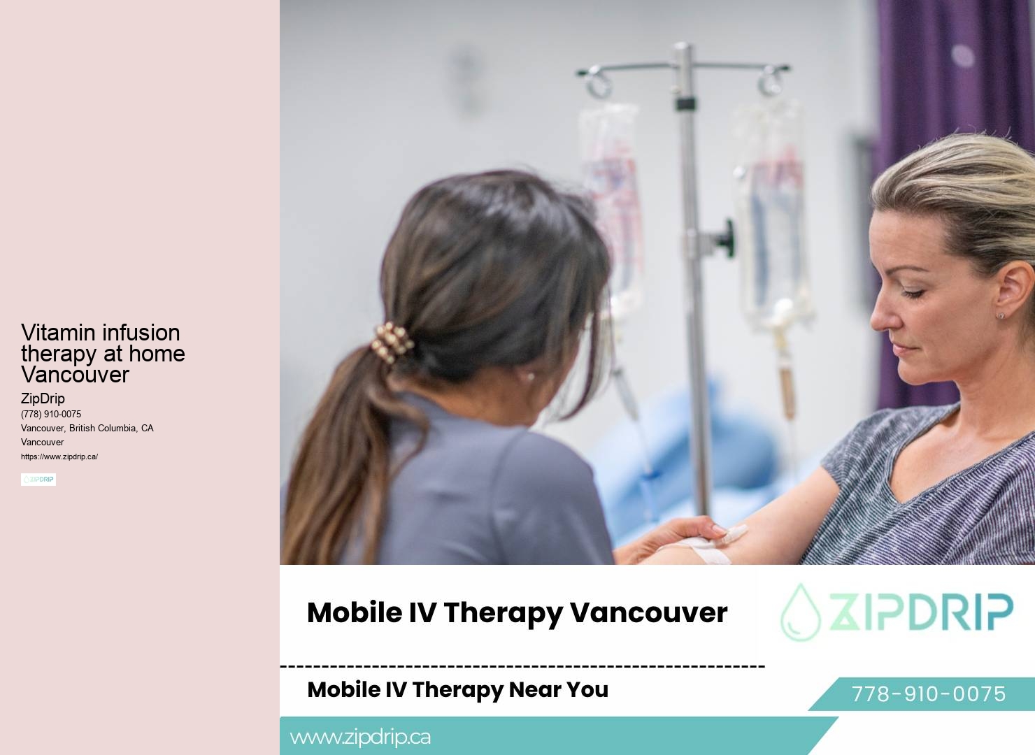 IV therapy delivery