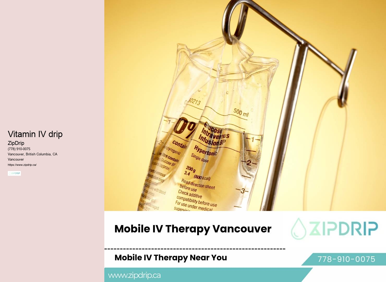 Mobile intravenous therapy