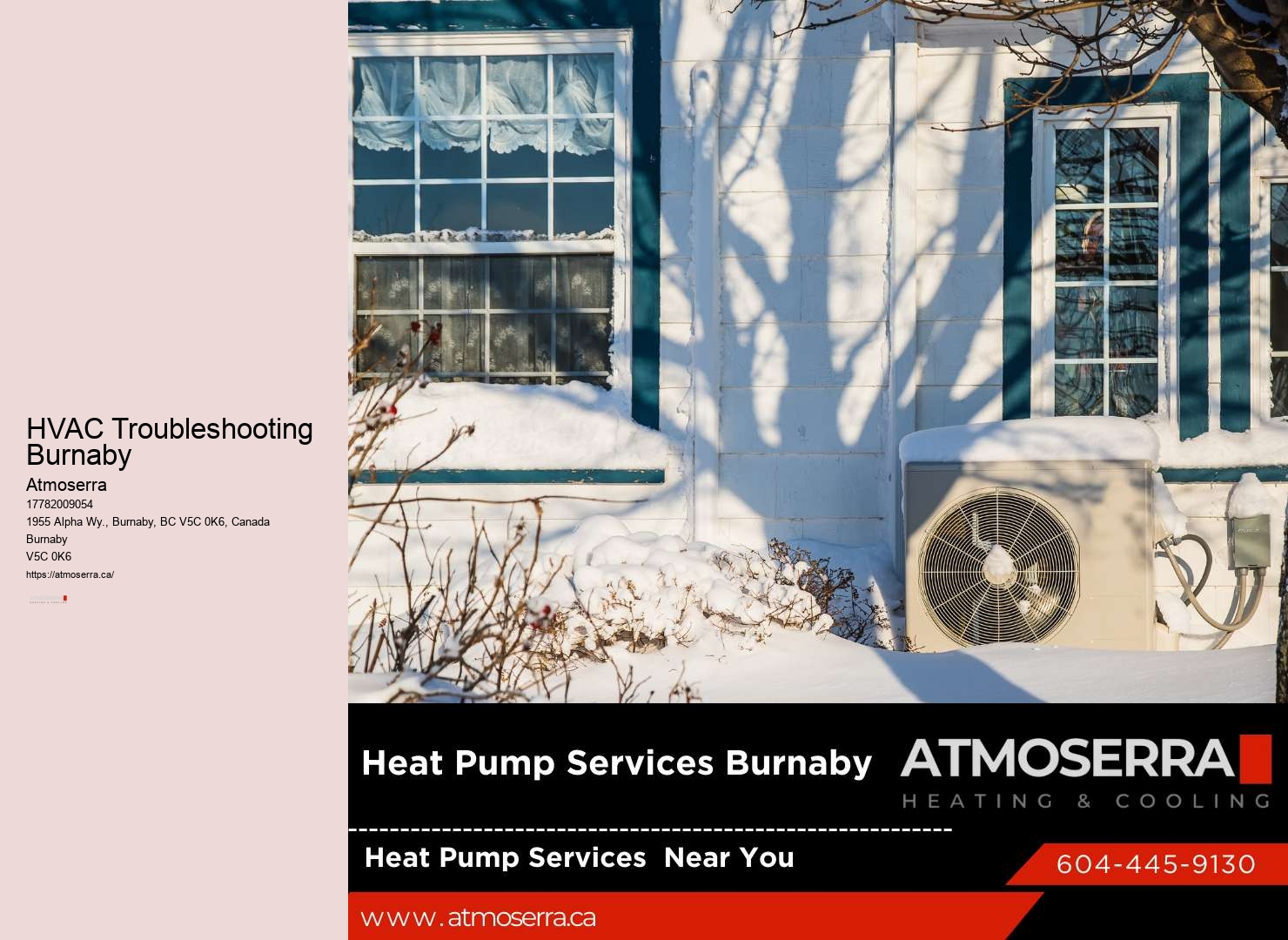 HVAC consultation services