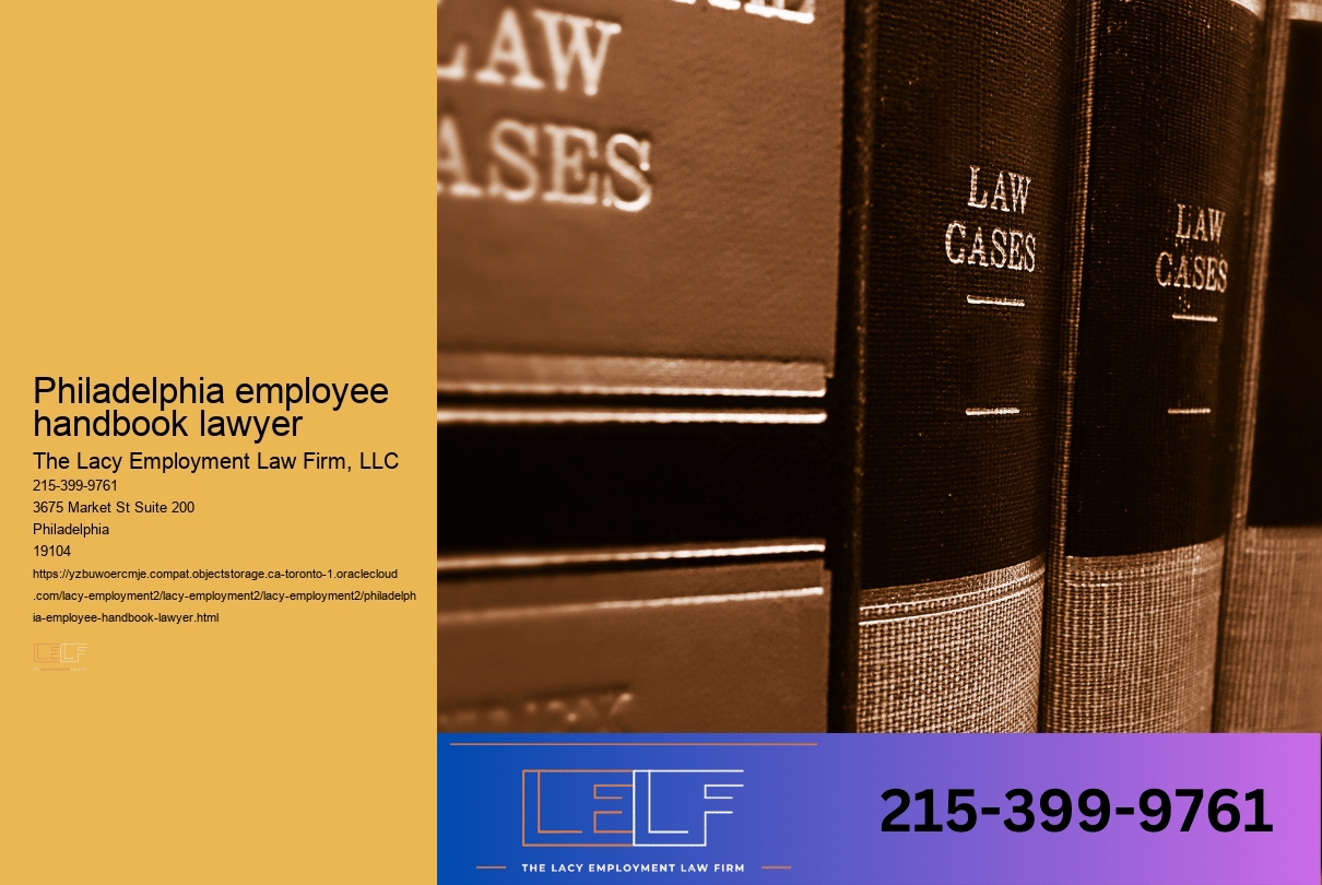 Philadelphia employee handbook lawyer