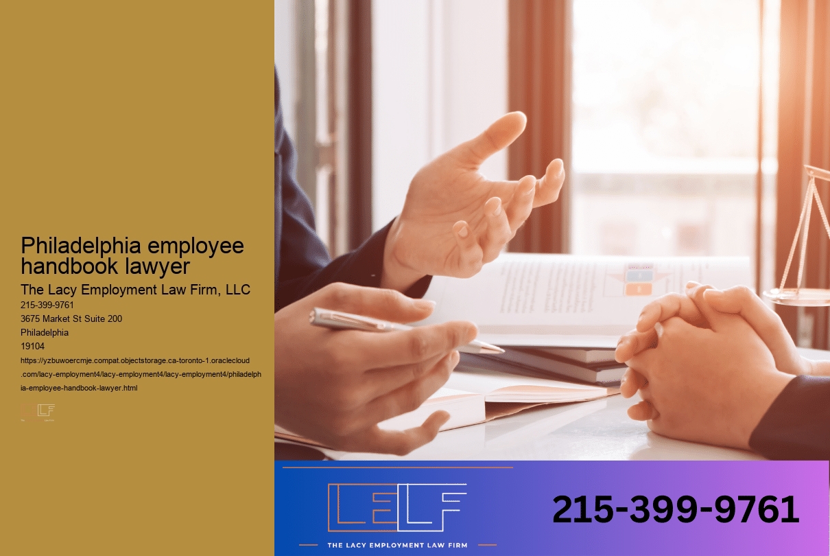 Philadelphia employee handbook lawyer