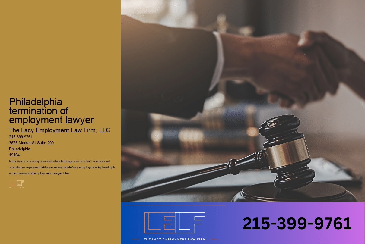 Philadelphia termination of employment lawyer