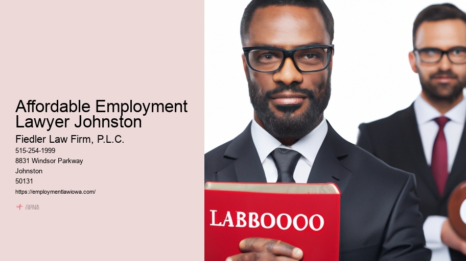 Affordable Employment Lawyer Johnston
