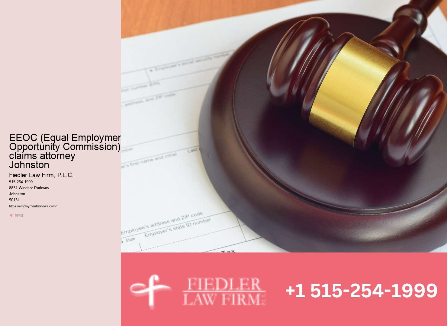 Employment Lawyer Johnston termination