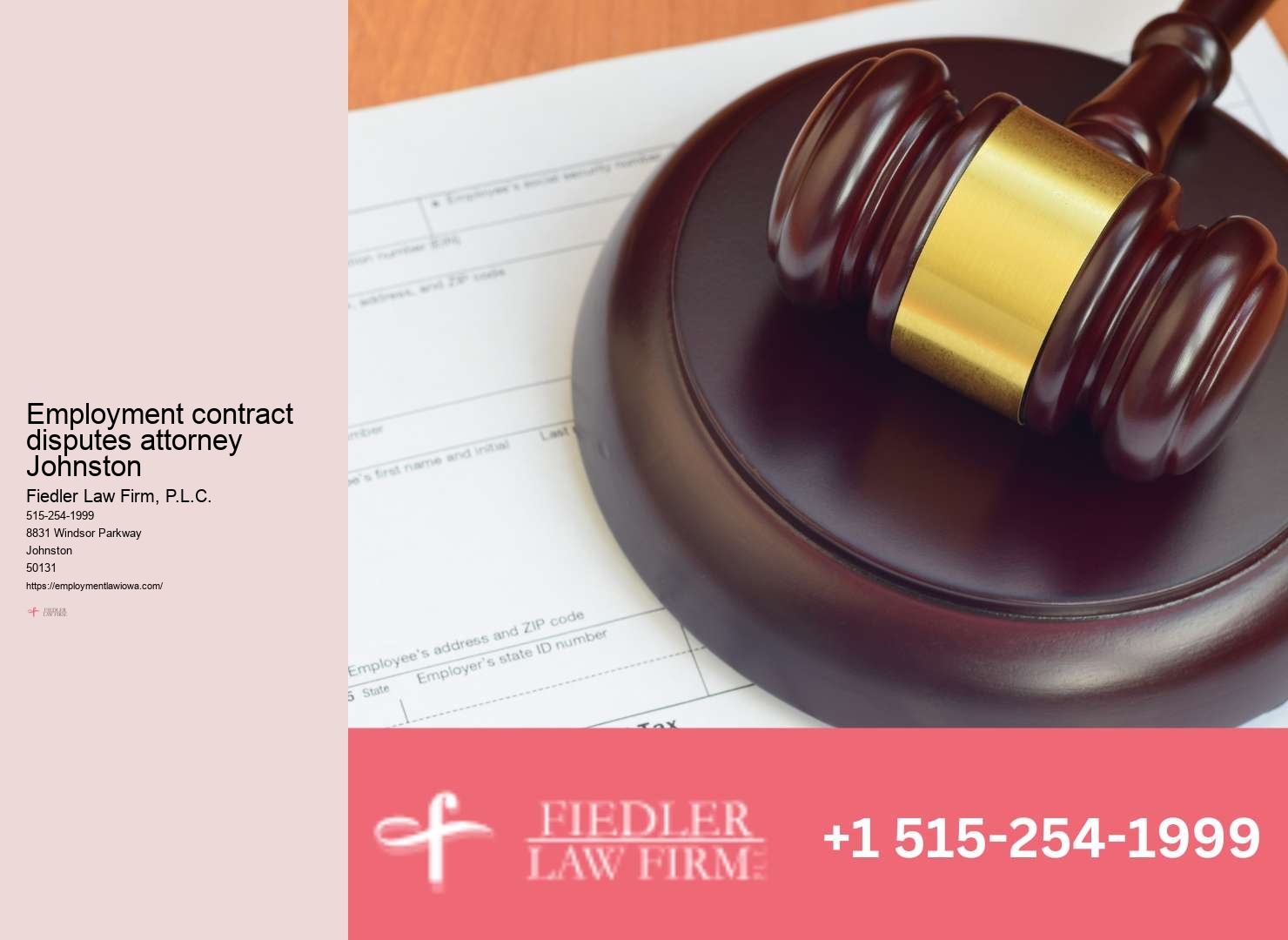 Premier Harassment at Work Attorney Johnston