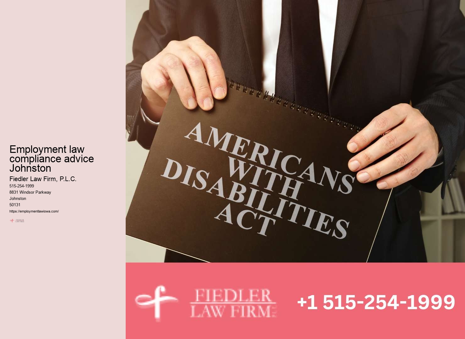 Employment Lawyer Johnston legal discrimination