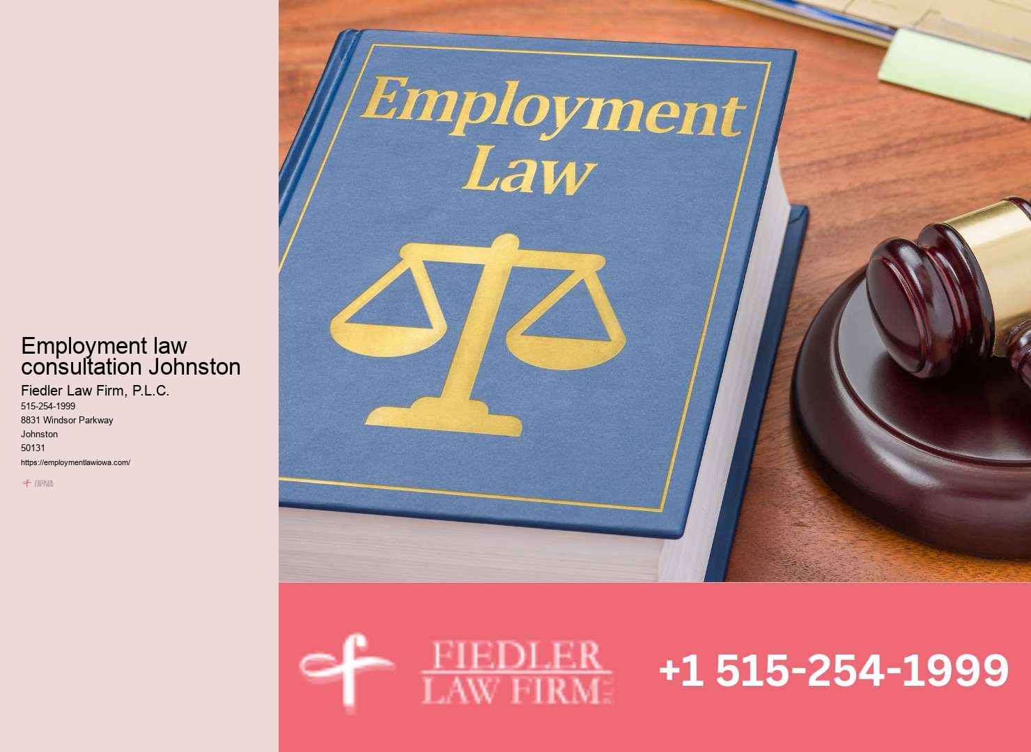 Legal Assistance for Employment Issues Johnston