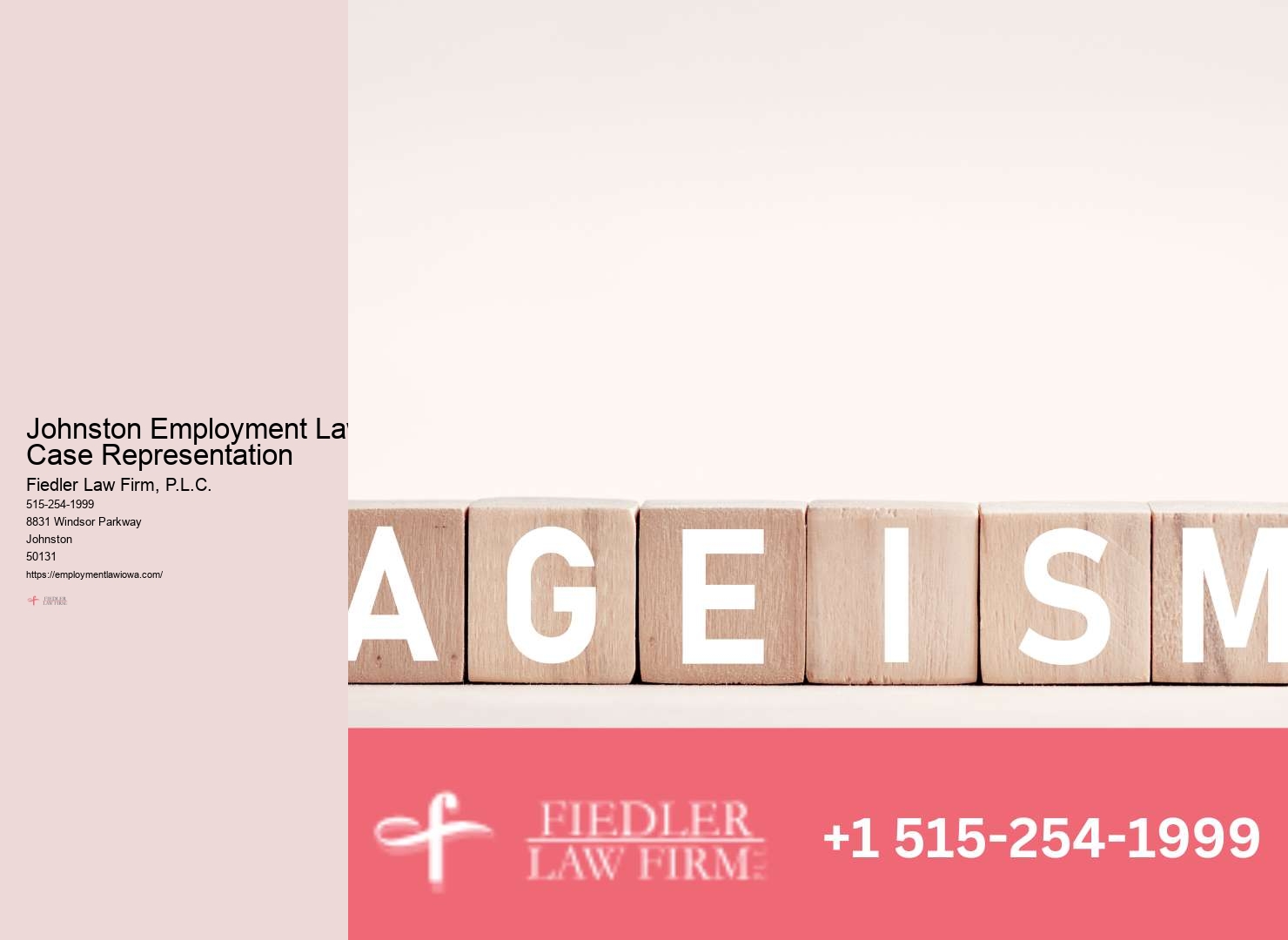 Professional Wrongful Termination Lawyer Johnston