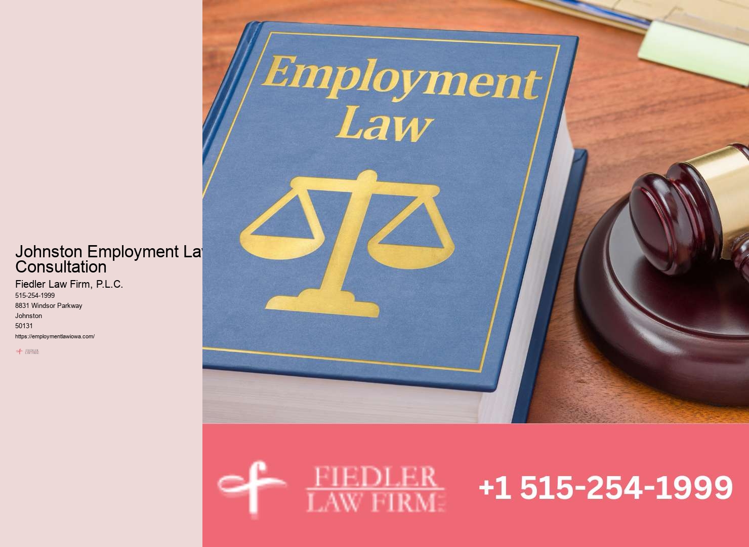 Leading Employment Law Consultation Johnston