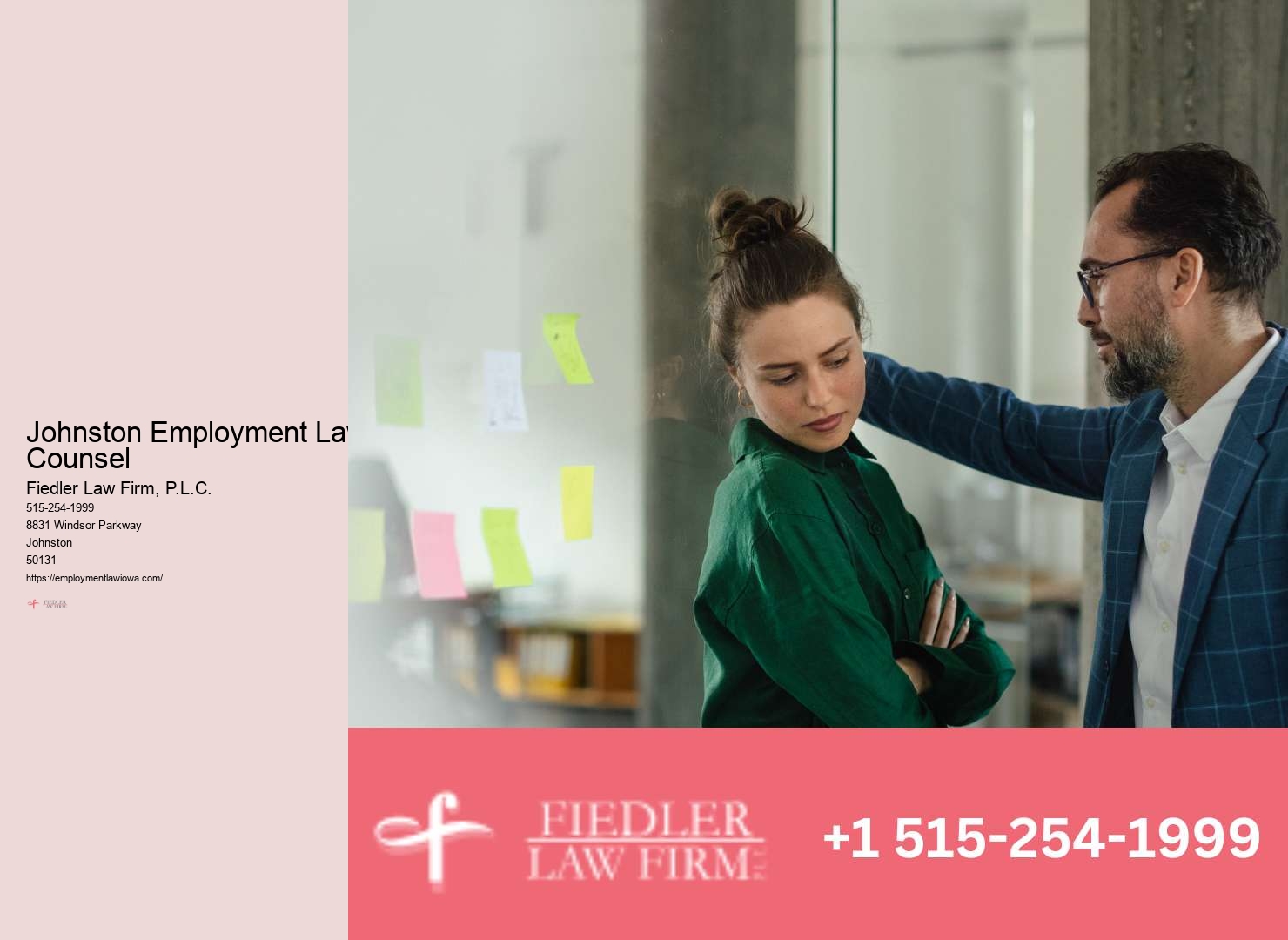 Professional Harassment at Work Lawyer Johnston