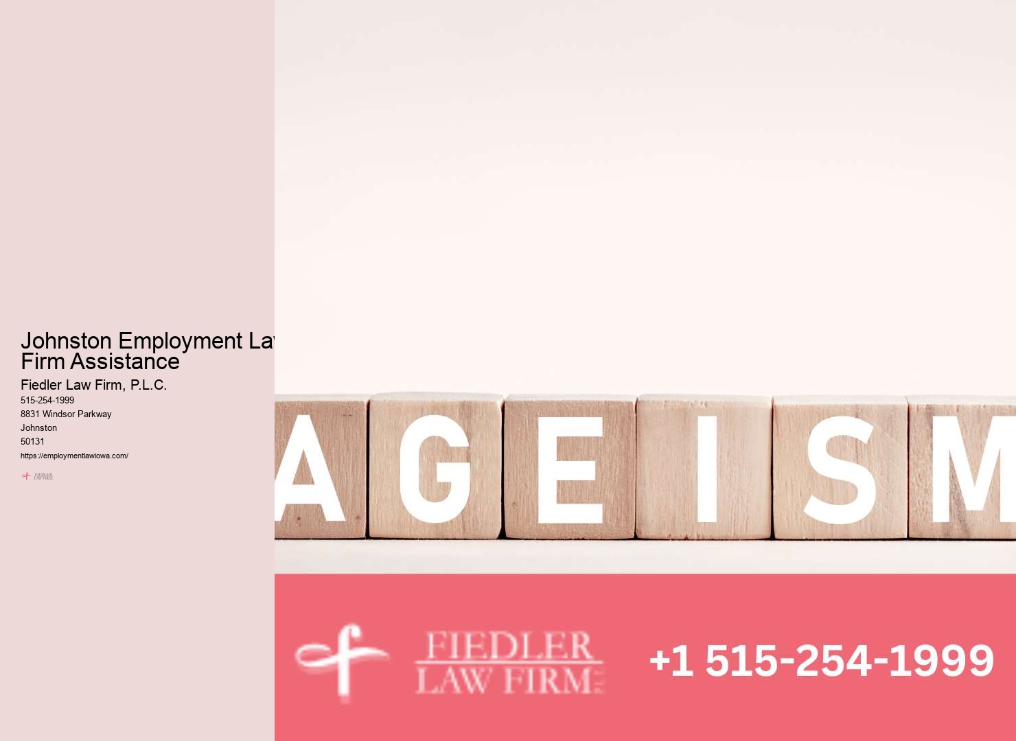 Johnston Employment Law Firm Assistance