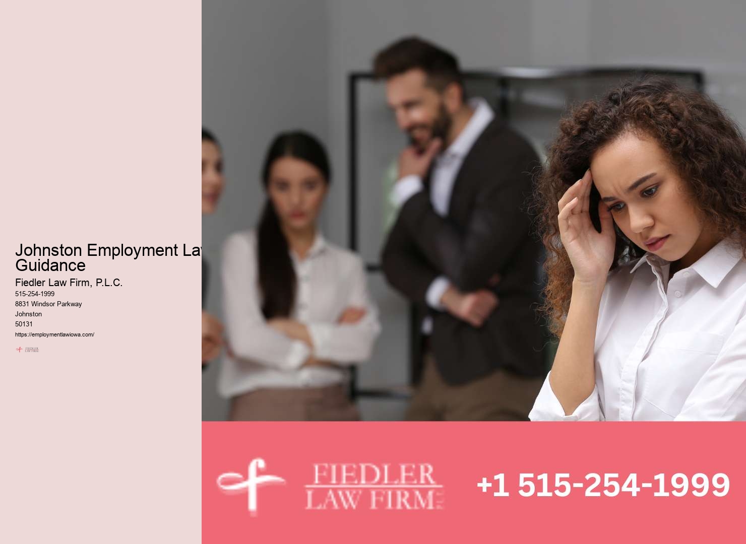 Employment Lawyer Johnston legal representation services