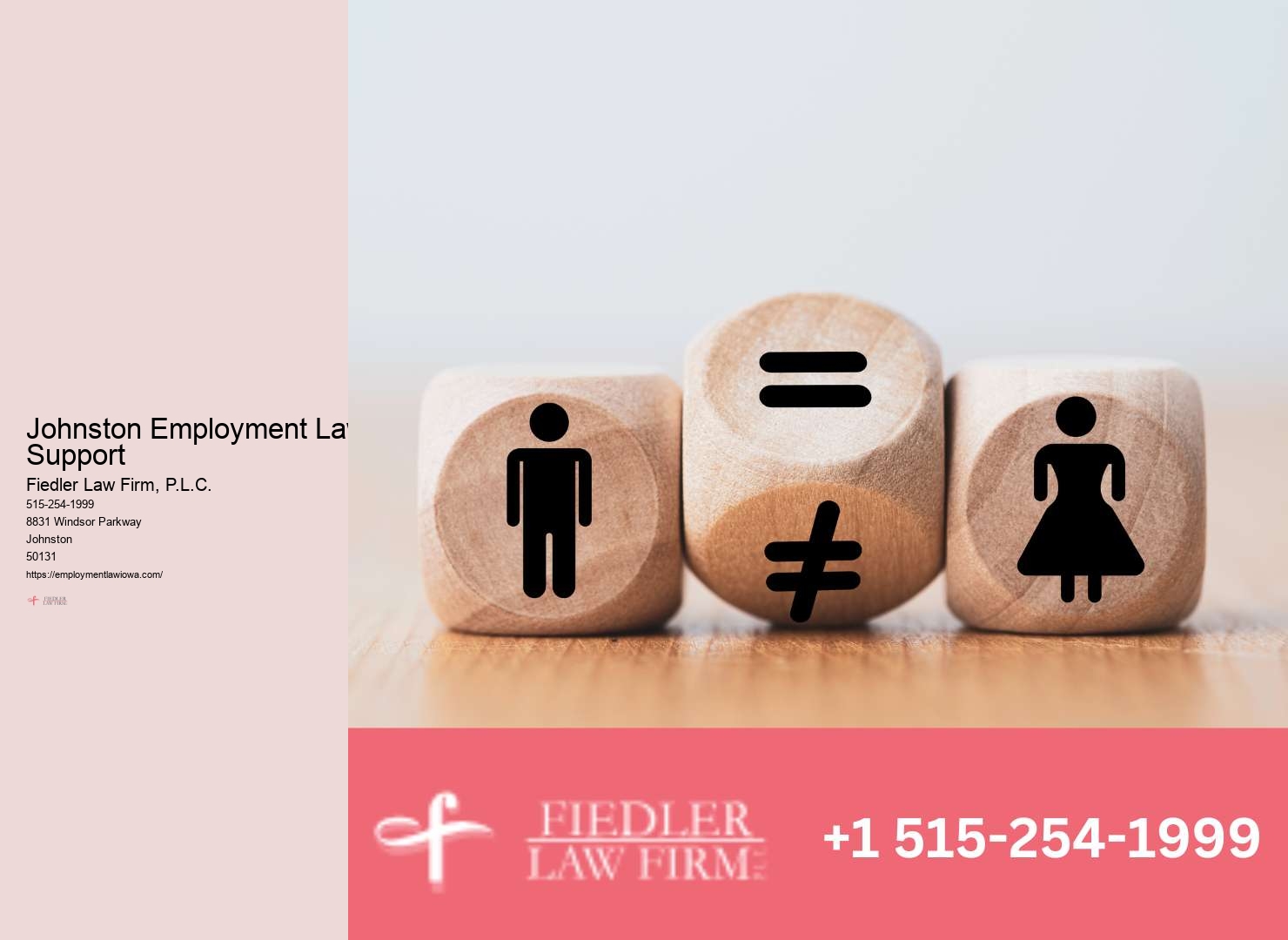 Dependable Wrongful Termination Attorney Johnston