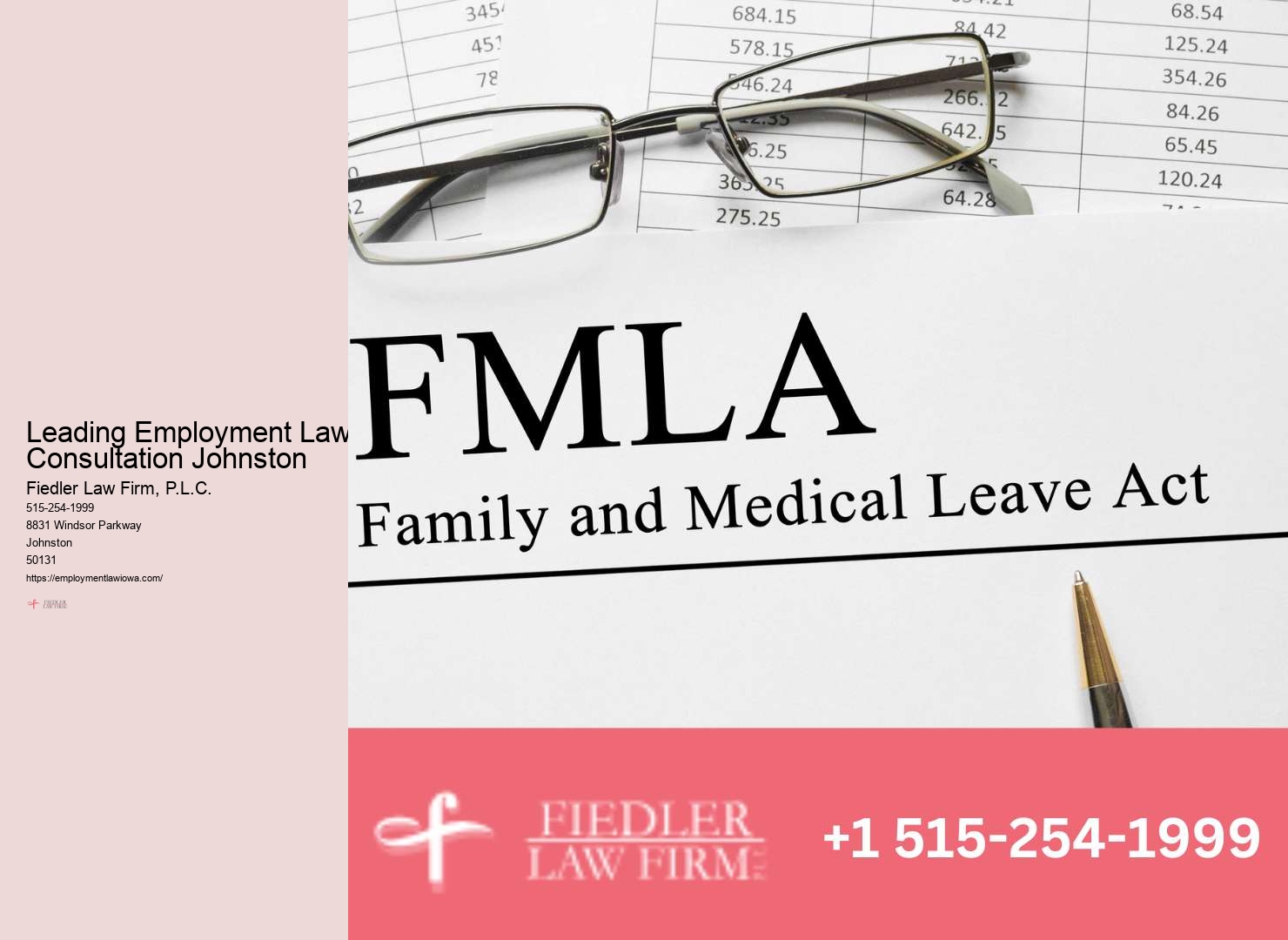 Wrongful termination lawyer Johnston