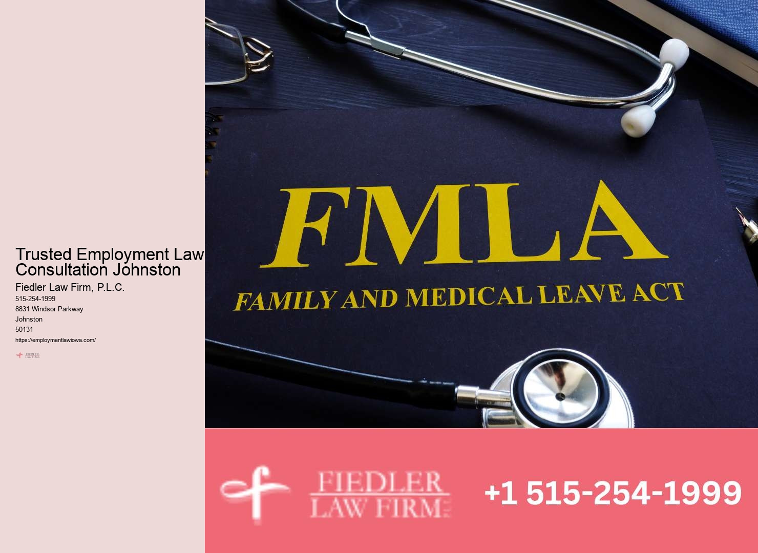 Employment Lawyer Johnston legal representation charges