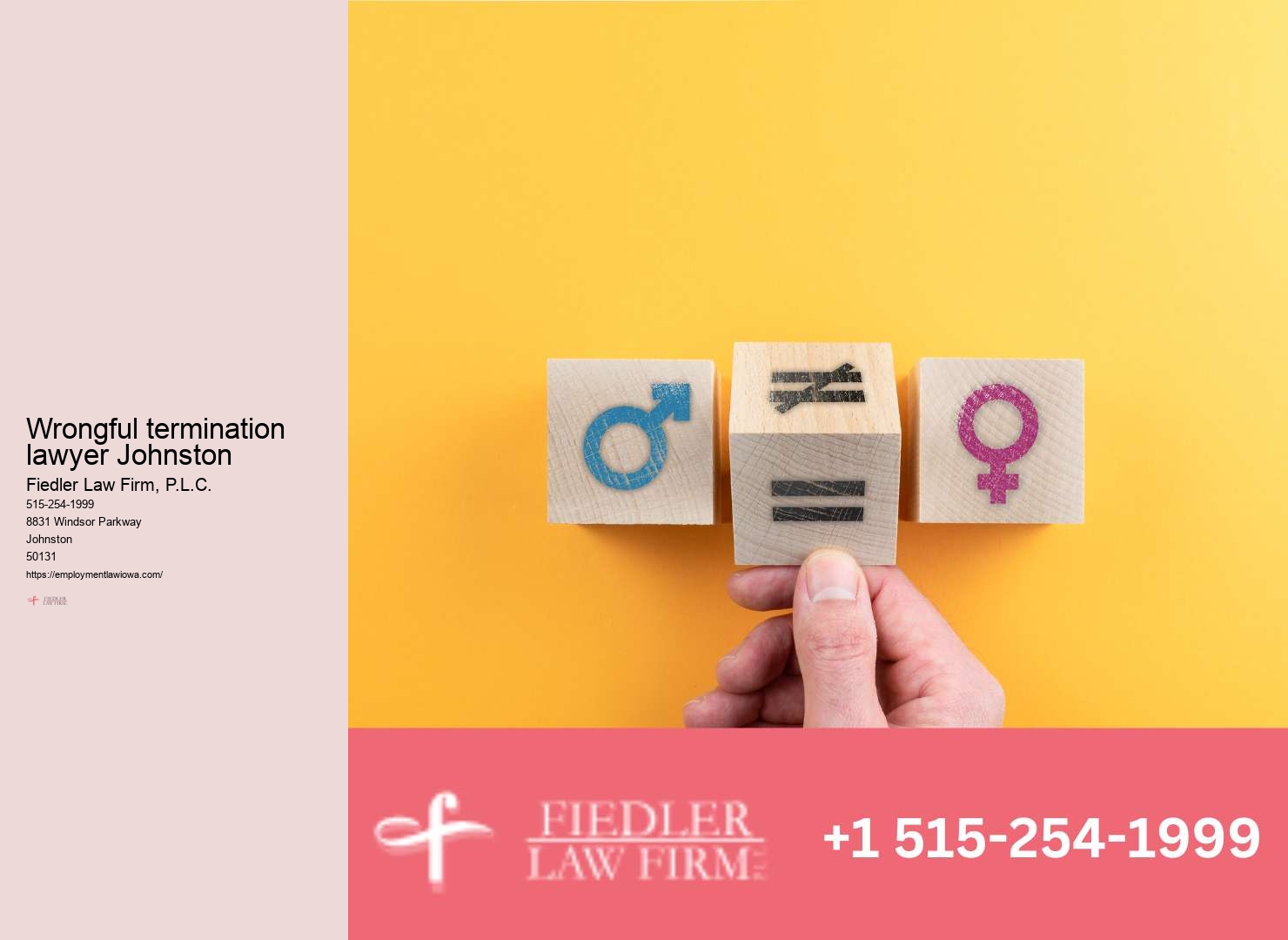 Employment Lawyer Johnston legal advocacy services