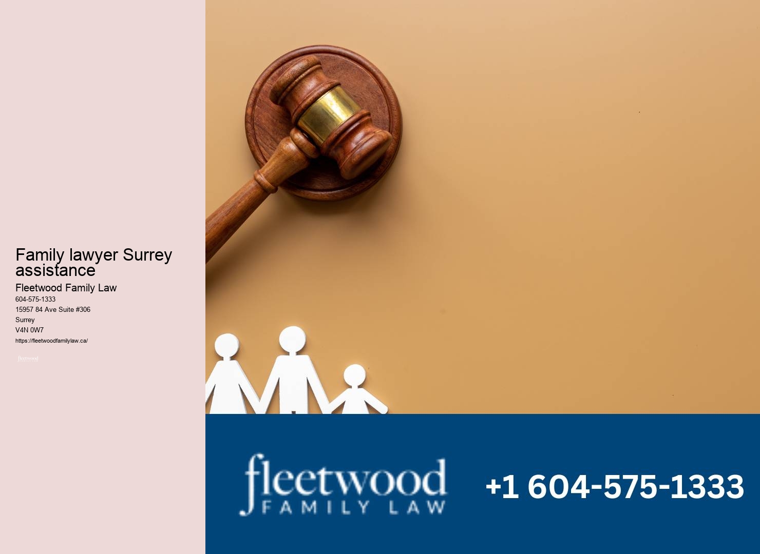 Comprehensive family lawyer support in Surrey