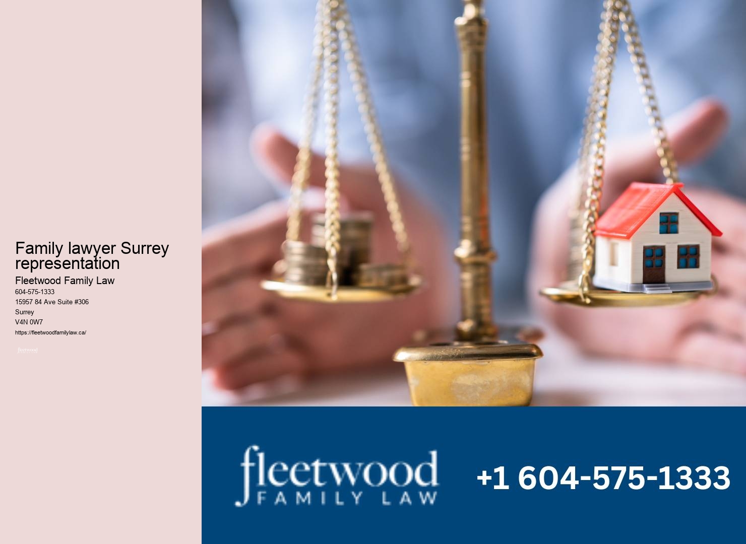 Family lawyer services promoting peace of mind for Surrey clients