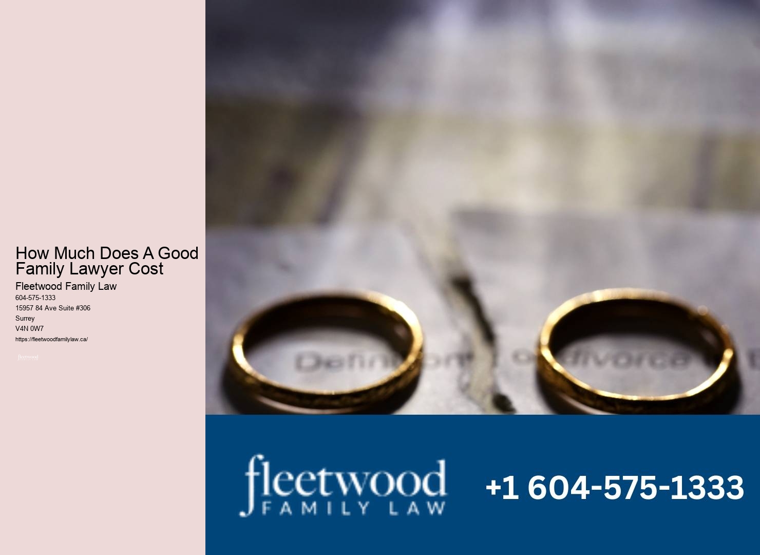 Family lawyer cost assessment
