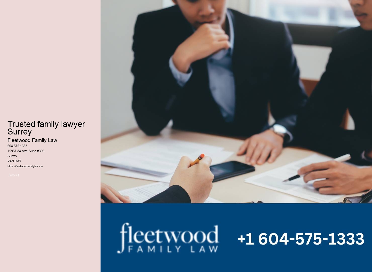 Family lawyer Surrey legal advice