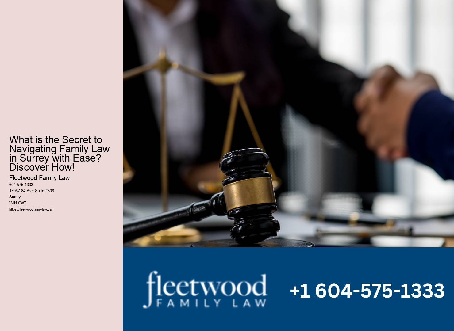 What is the Secret to Navigating Family Law in Surrey with Ease? Discover How!