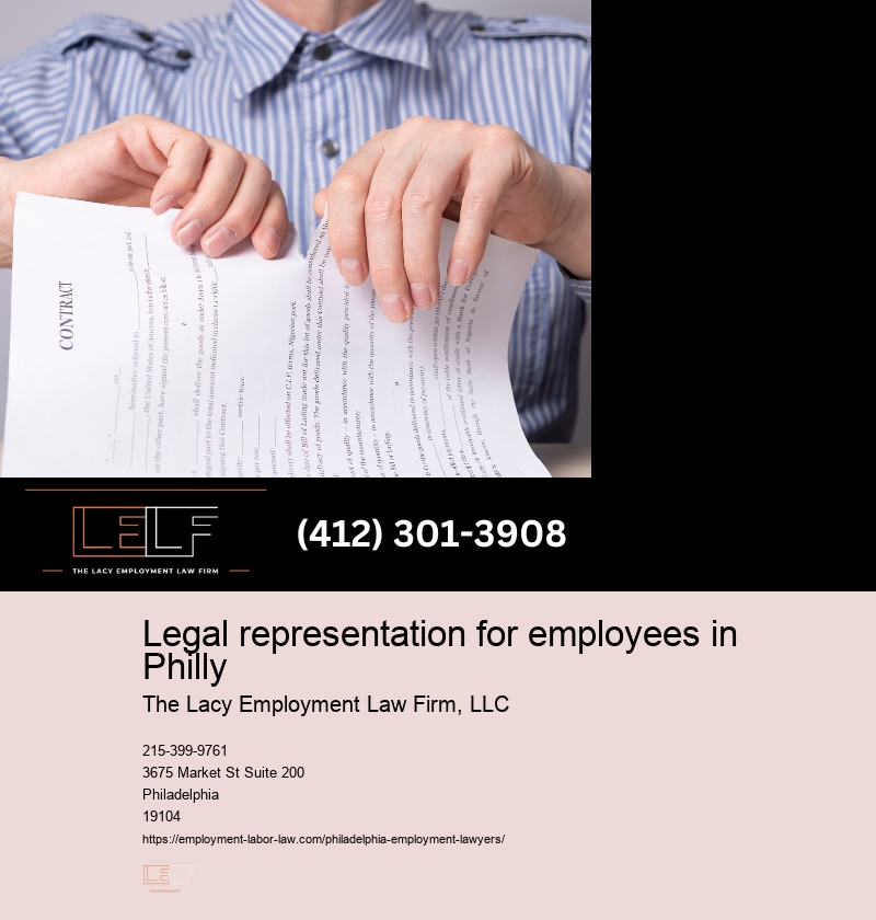 Employee rights legal representation in Philly