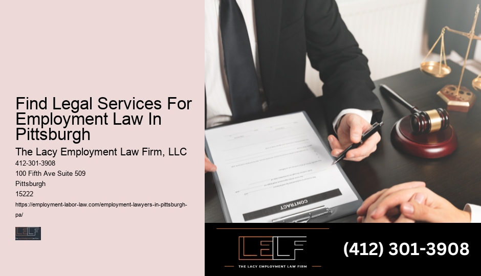 Employment Law Testimonials Pittsburgh