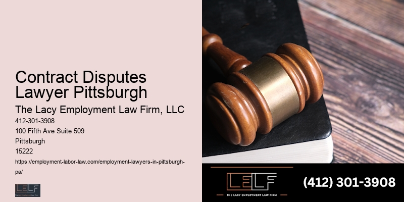Contract Disputes Lawyer Pittsburgh