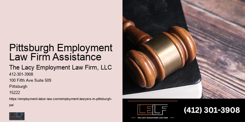 Pittsburgh Employment Law Firm Assistance