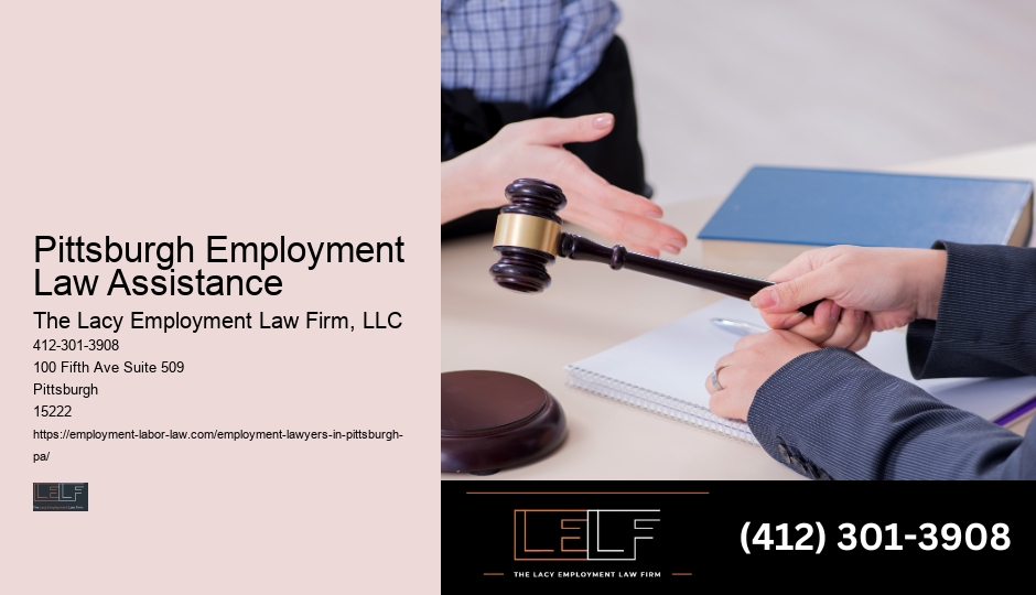 Pittsburgh Employment Lawyer Payment Assistance