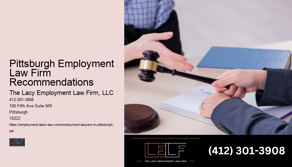 Pittsburgh Employment Lawyer Fee Estimate