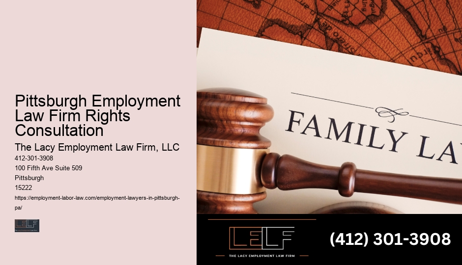 Premier Employment Lawyer Fee Consultation Pittsburgh