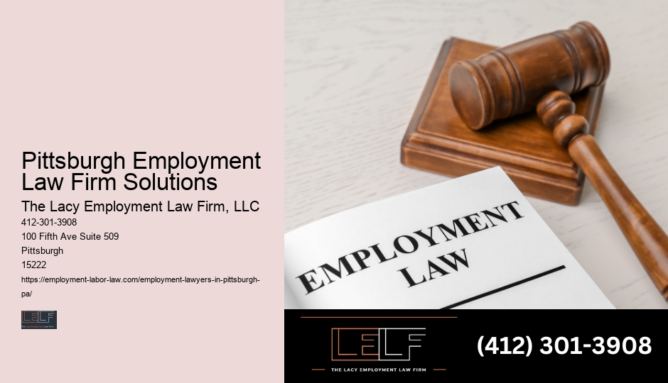 Pittsburgh Employment Law Firm Advice