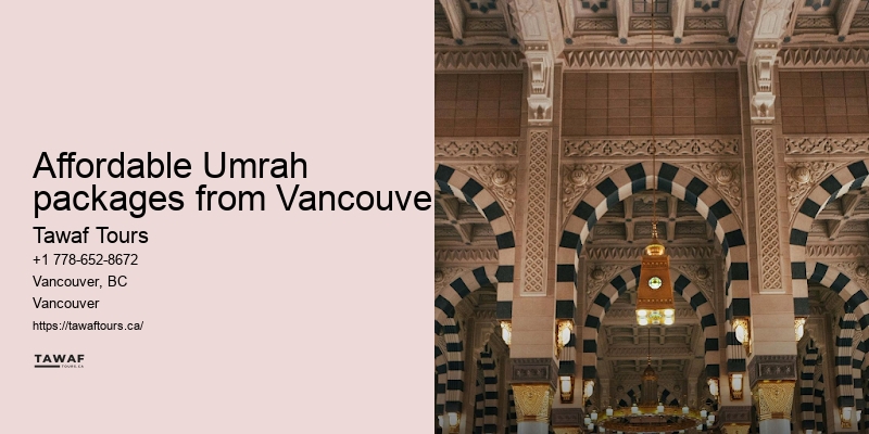 Vancouver Umrah pilgrimage booking convenience