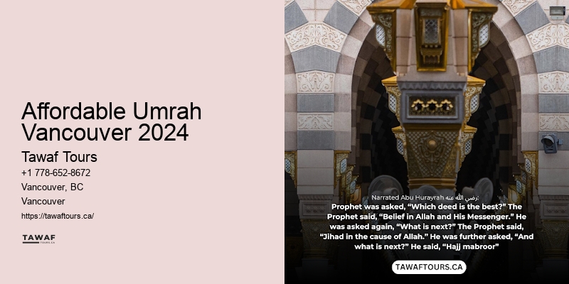 Vancouver Umrah package amenities