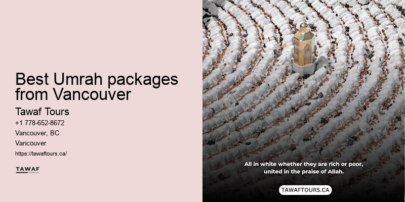 Vancouver Umrah pilgrimage vacation planner