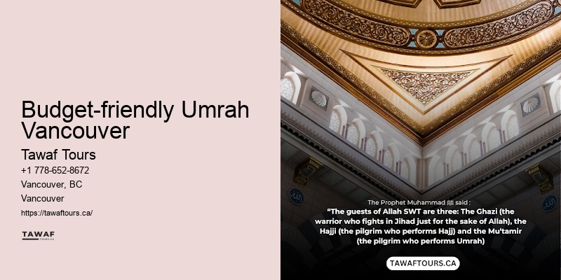 Vancouver Umrah package specials