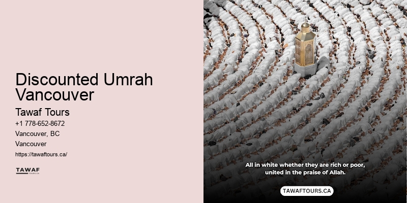 Tawaf Tours Vancouver Umrah package selection