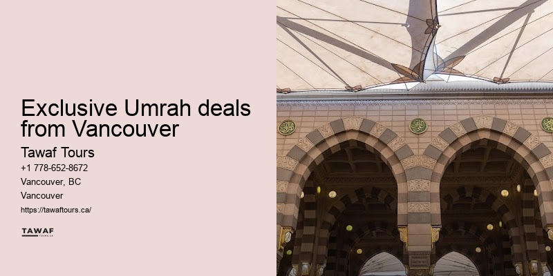 Tawaf Tours Vancouver Umrah pilgrimage deals booking