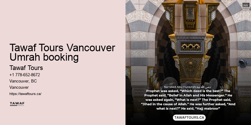 Umrah flights from Vancouver