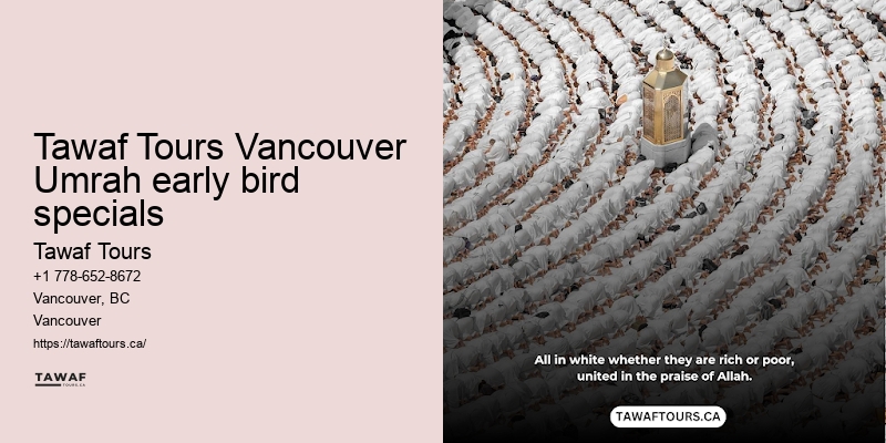 Vancouver Umrah pilgrimage booking security