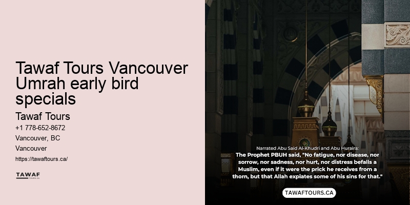 Vancouver Umrah pilgrimage arrangements