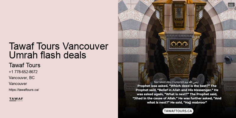 Vancouver Umrah travel destination advice